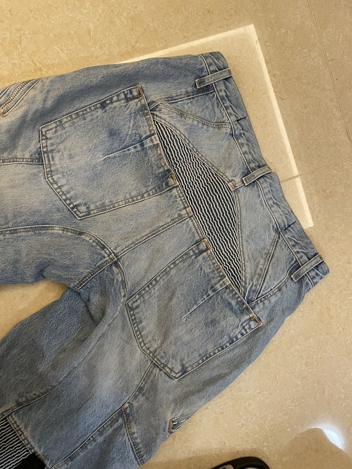 Ben Taverniti Unravel Project Biker denim pants Size US 32 / EU 48 - 11 Thumbnail
