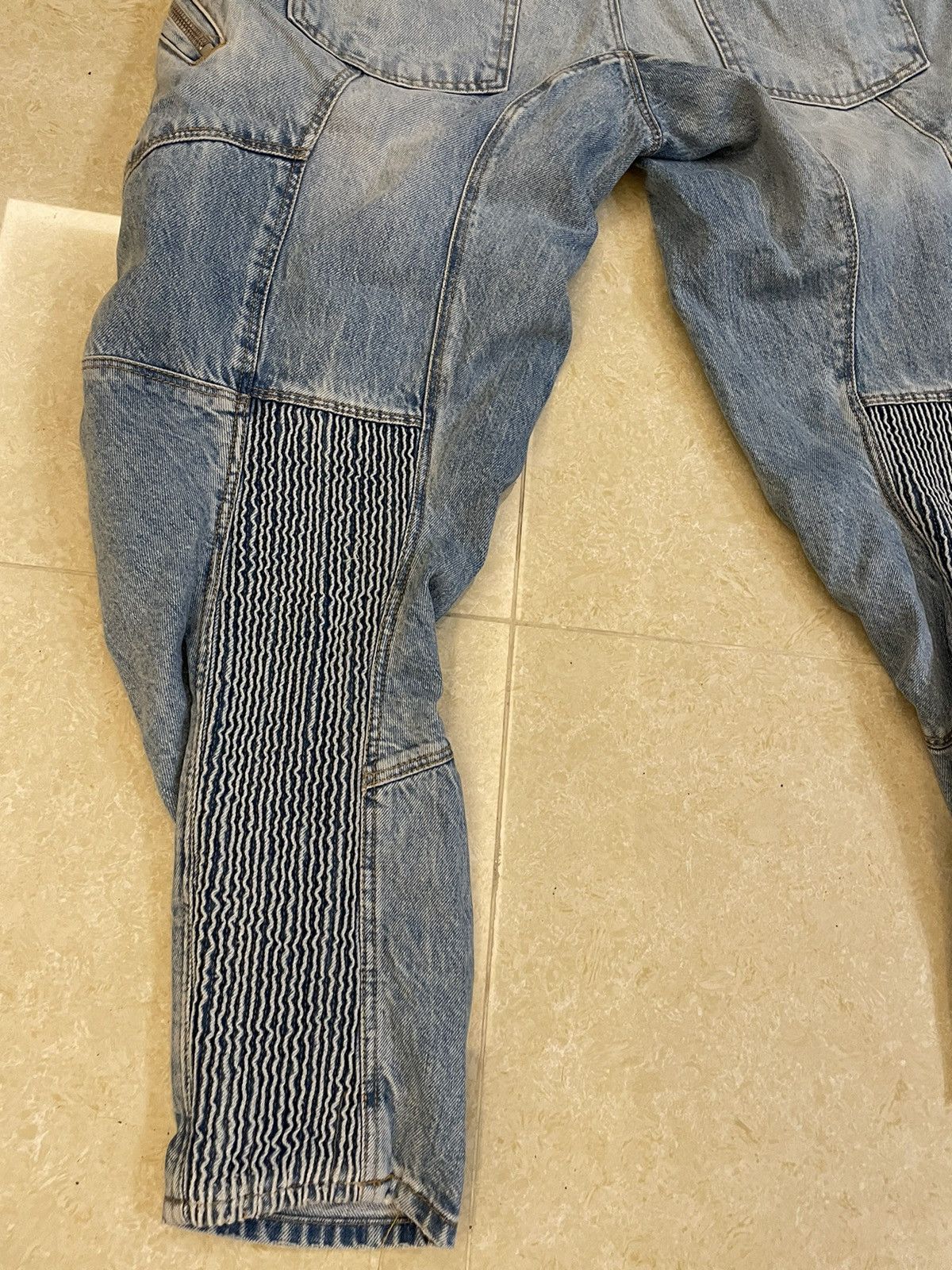 Ben Taverniti Unravel Project Biker denim pants Size US 32 / EU 48 - 10 Thumbnail