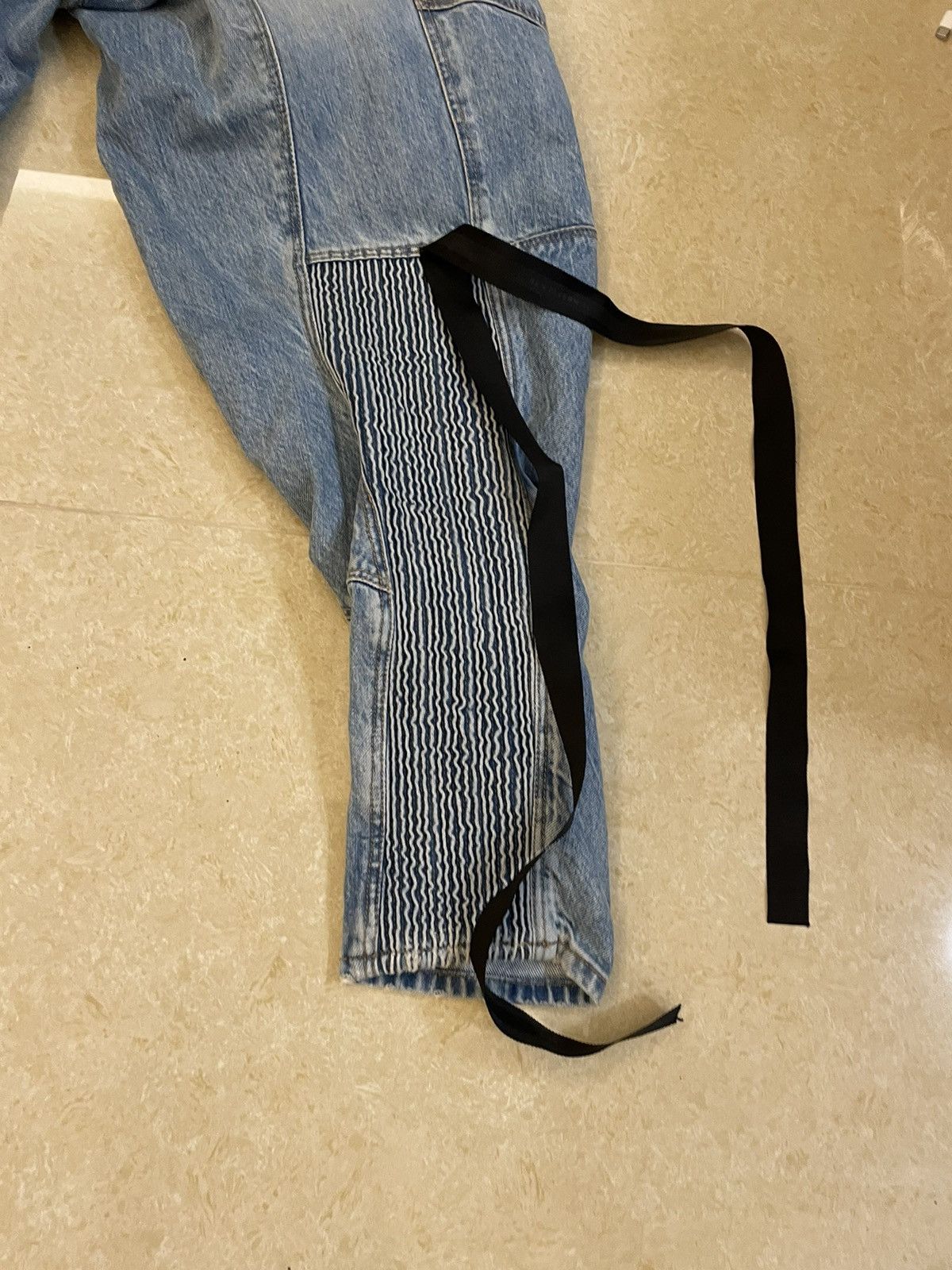 Ben Taverniti Unravel Project Biker denim pants Size US 32 / EU 48 - 12 Thumbnail