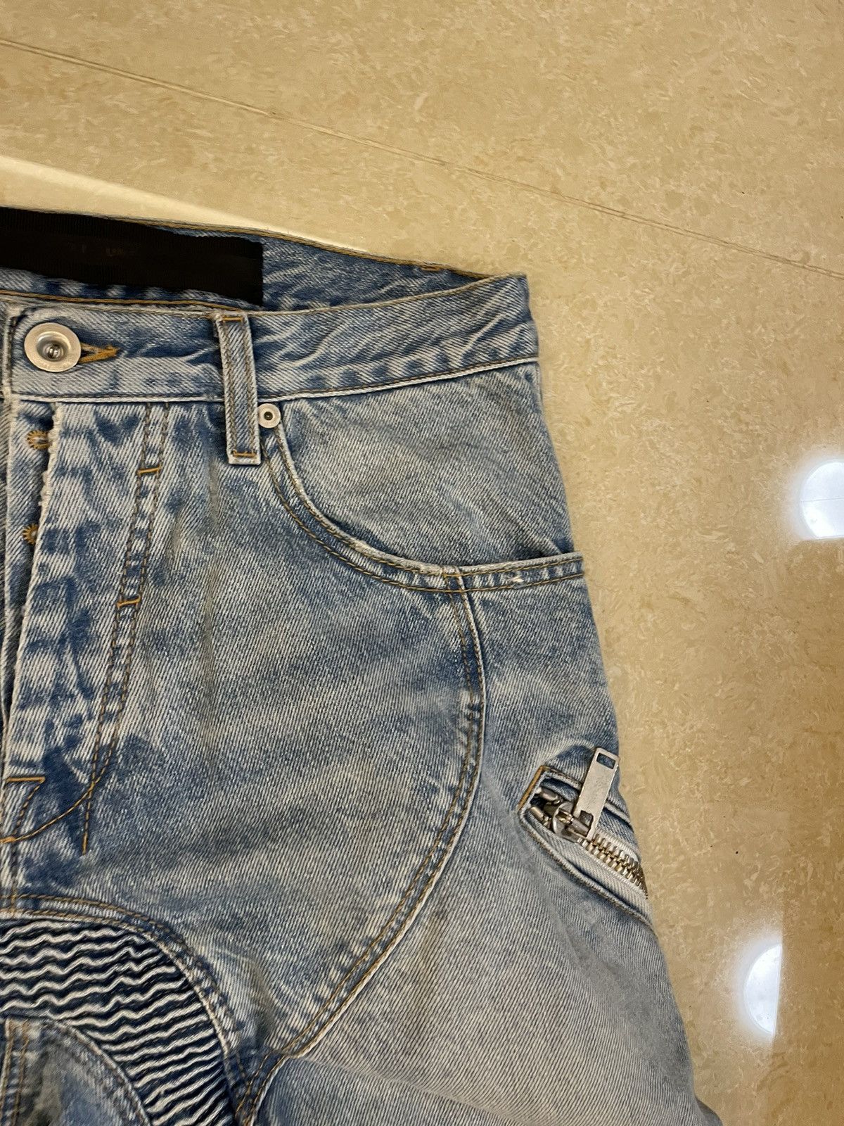Ben Taverniti Unravel Project Biker denim pants Size US 32 / EU 48 - 6 Thumbnail