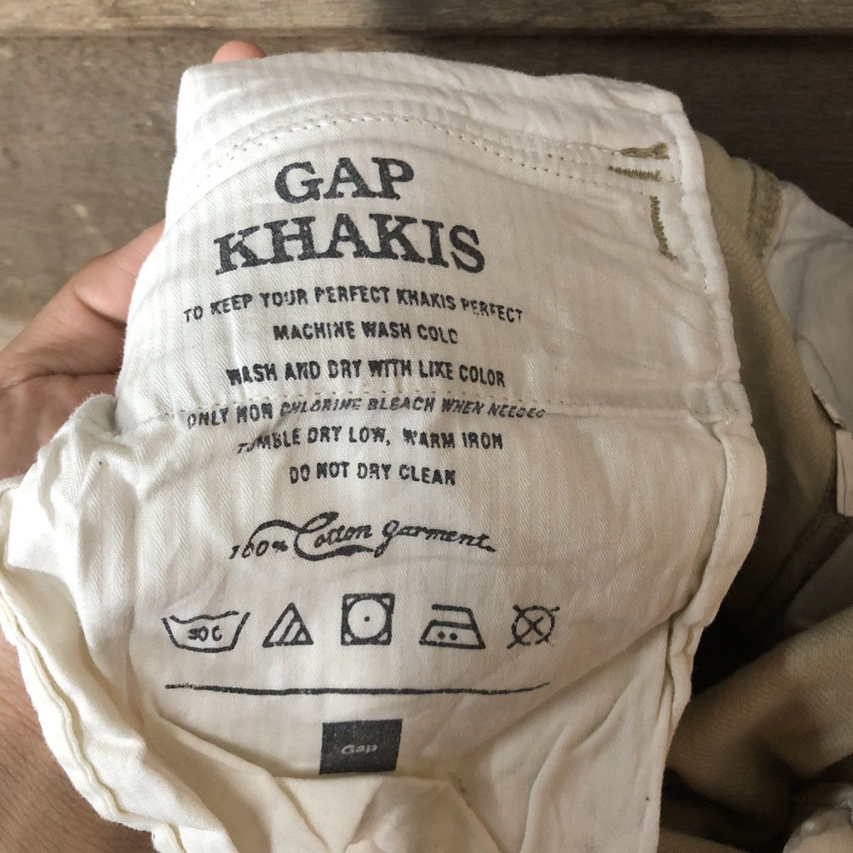 Gap Gap Khakis Cream Multipocket Cargo Pants #3009 Size US 30 / EU 46 - 15 Thumbnail