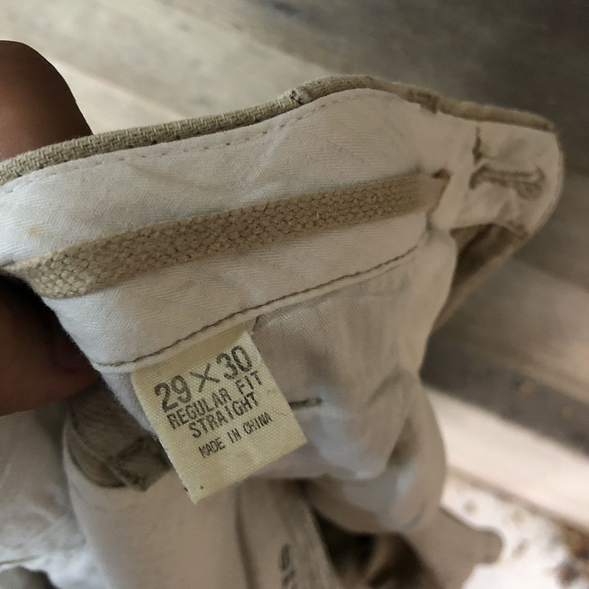 Gap Gap Khakis Cream Multipocket Cargo Pants #3009 Size US 30 / EU 46 - 14 Thumbnail