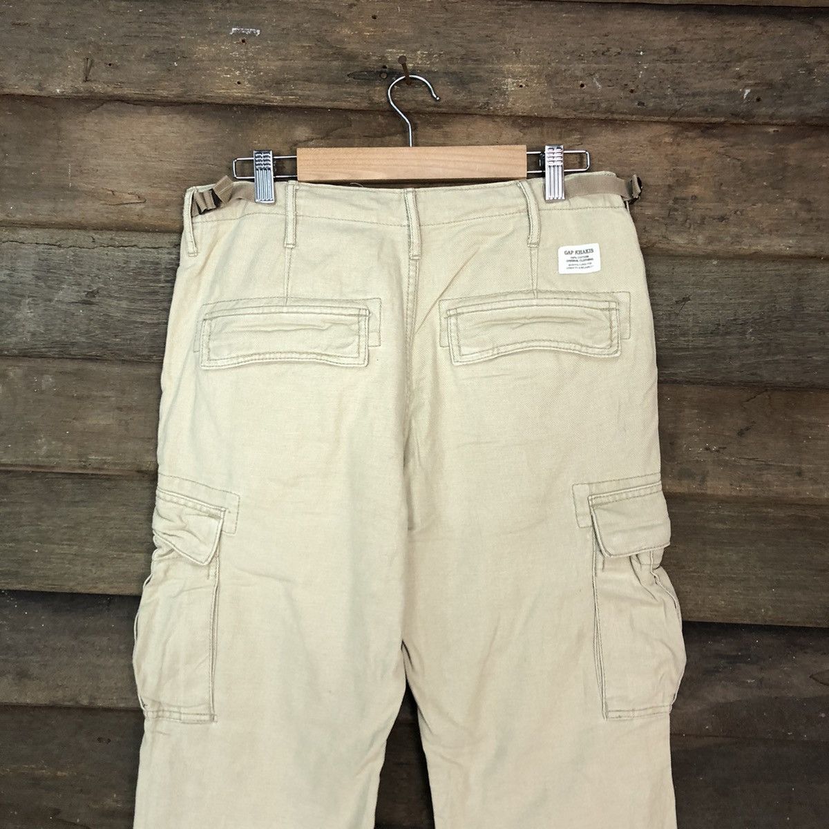 Gap Gap Khakis Cream Multipocket Cargo Pants #3009 Size US 30 / EU 46 - 10 Thumbnail