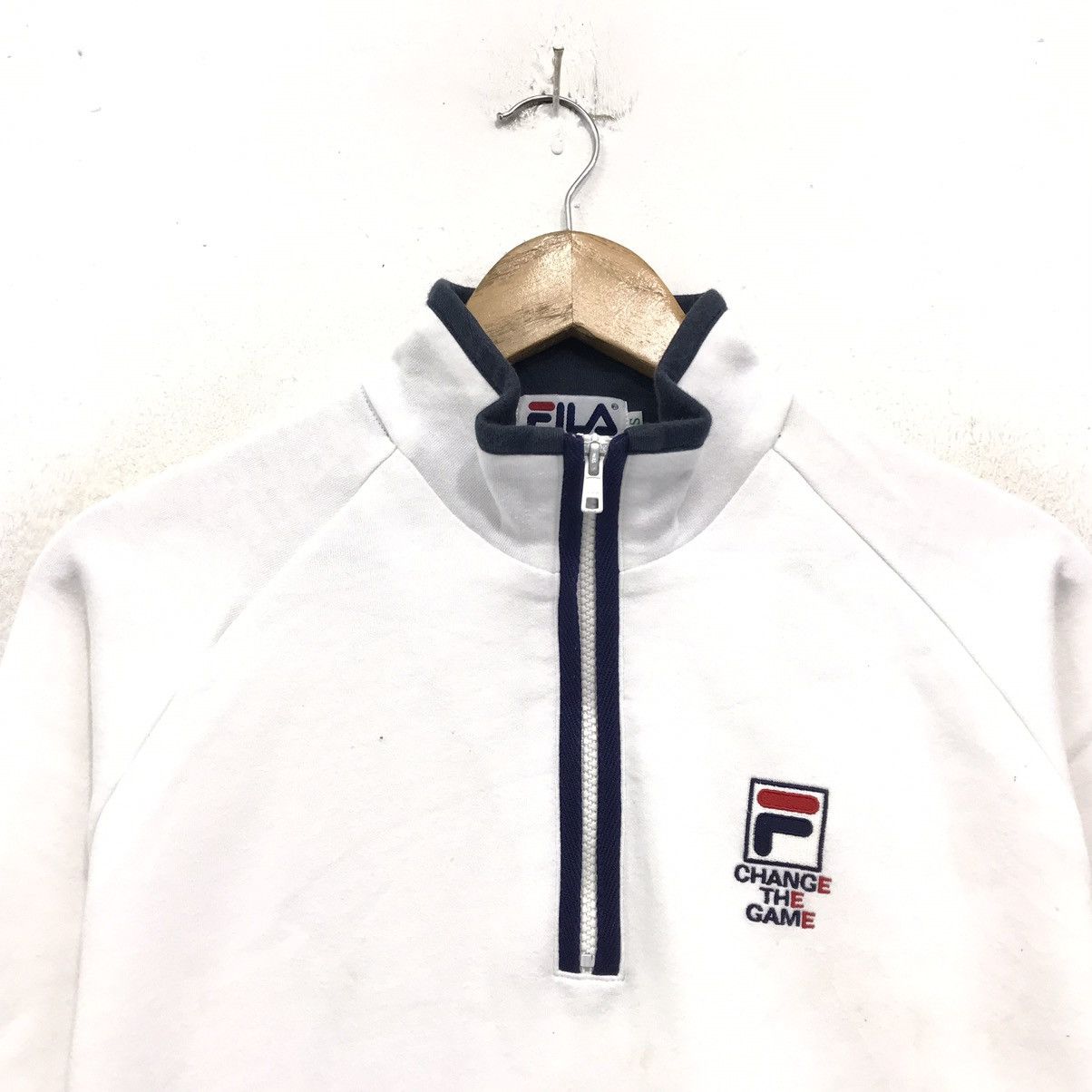 Fila × Vintage Vintage Fila HalfZip Sweatshirt Size US S / EU 44-46 / 1 - 2 Thumbnail