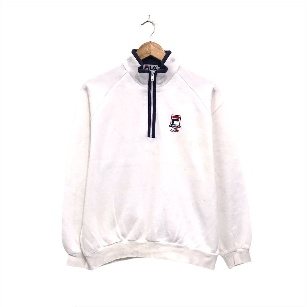 Fila × Vintage Vintage Fila HalfZip Sweatshirt Size US S / EU 44-46 / 1 - 1 Thumbnail