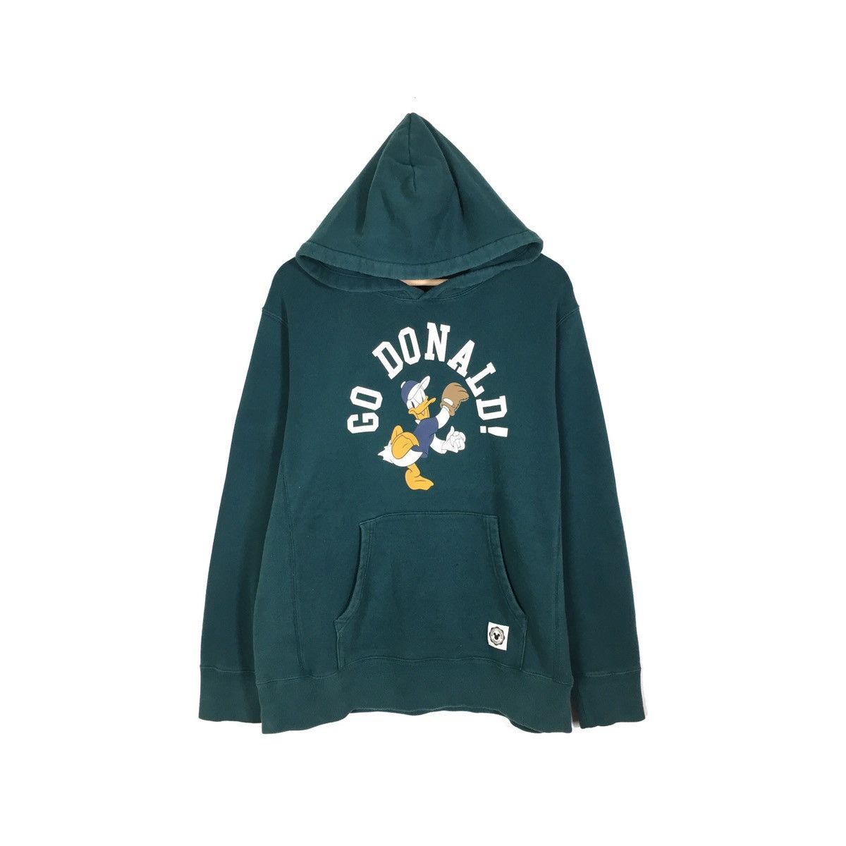 Cartoon Network × Disney × Vintage Vintage Donald Duck Hoodie Sweatshirt Biglogo Disney Donald Size US M / EU 48-50 / 2 - 1 Thumbnail