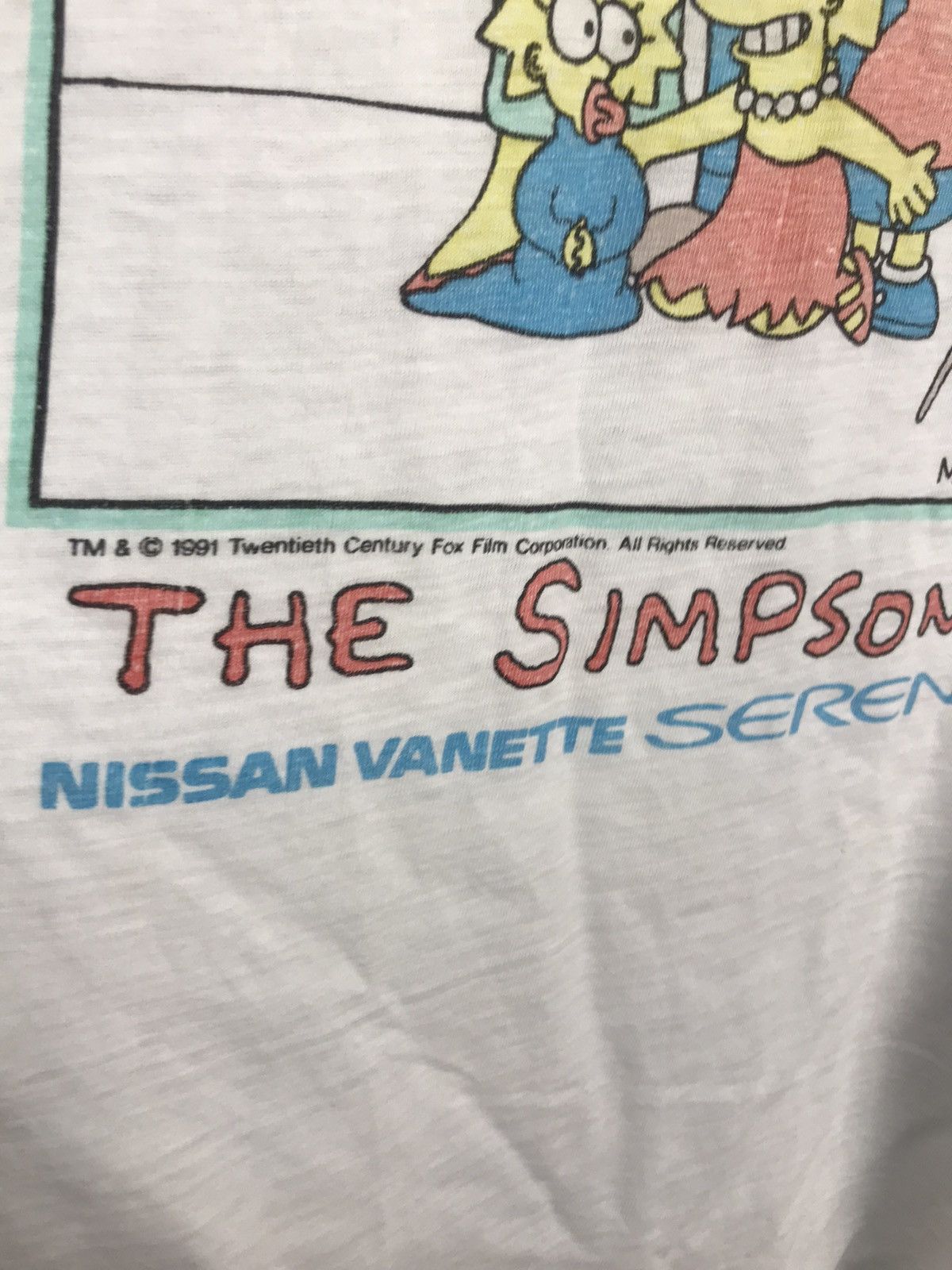 Cartoon Network × Vintage Vintage “the simpsons” distressed printed Tshirt Size US M / EU 48-50 / 2 - 5 Thumbnail