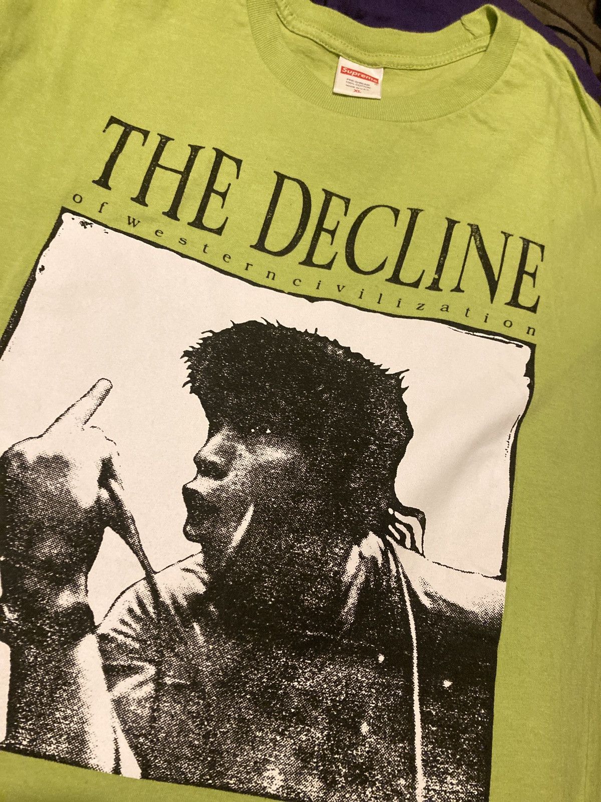 Supreme The Decline Of Western Civilization tee