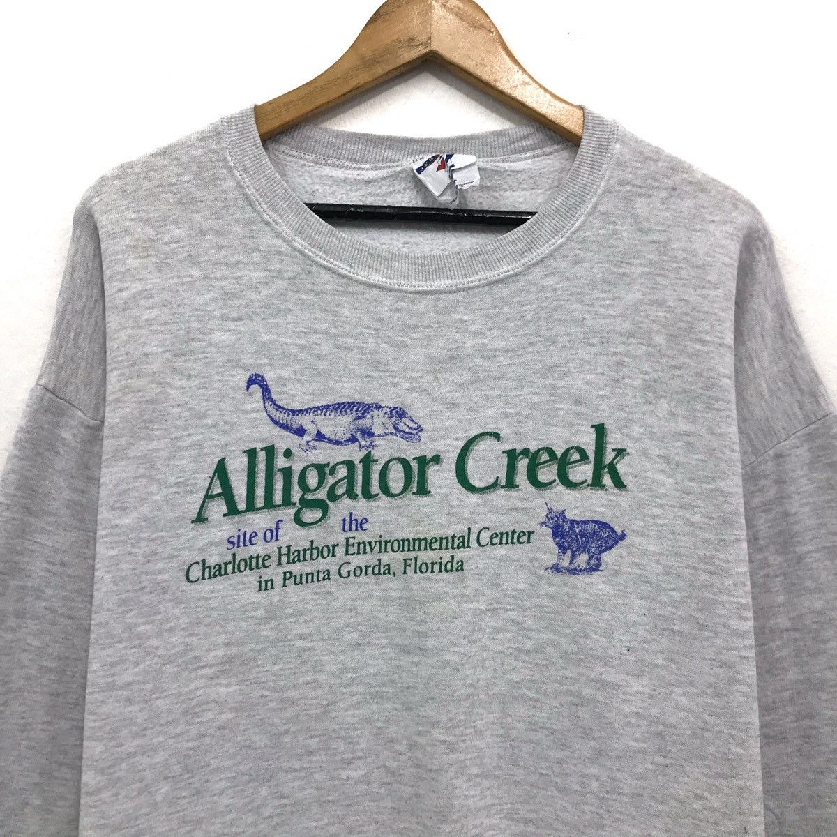 Jerzees × Vintage Vintage Alligator Creek Sweatshirt Crewneck Logo Alligator Size US L / EU 52-54 / 3 - 2 Thumbnail