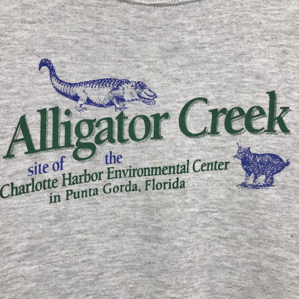 Jerzees × Vintage Vintage Alligator Creek Sweatshirt Crewneck Logo Alligator Size US L / EU 52-54 / 3 - 3 Thumbnail