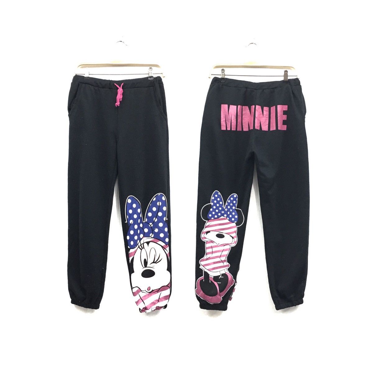 Cartoon Network × Disney × Mickey Mouse Minnie Mouse SweatPants BigLogo Minie Mouse Double Pocket Size US 28 / EU 44 - 1 Thumbnail
