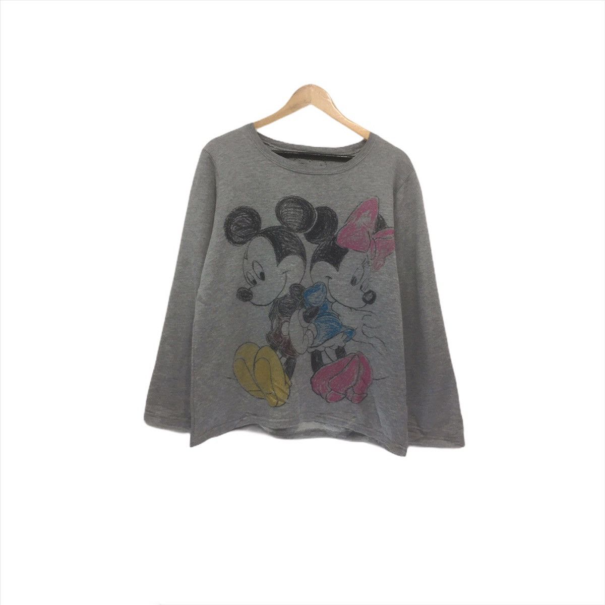 Cartoon Network × Disney × Mickey Mouse Vintage Cartoon Minnie & Mickey Mouse Sweatshirt Size US M / EU 48-50 / 2 - 1 Thumbnail