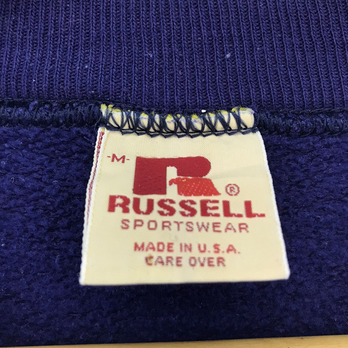 Russell Athletic × Vintage Vintage Russell Athletic Sweatshirt Plain Pullover Blank Size US M / EU 48-50 / 2 - 5 Thumbnail