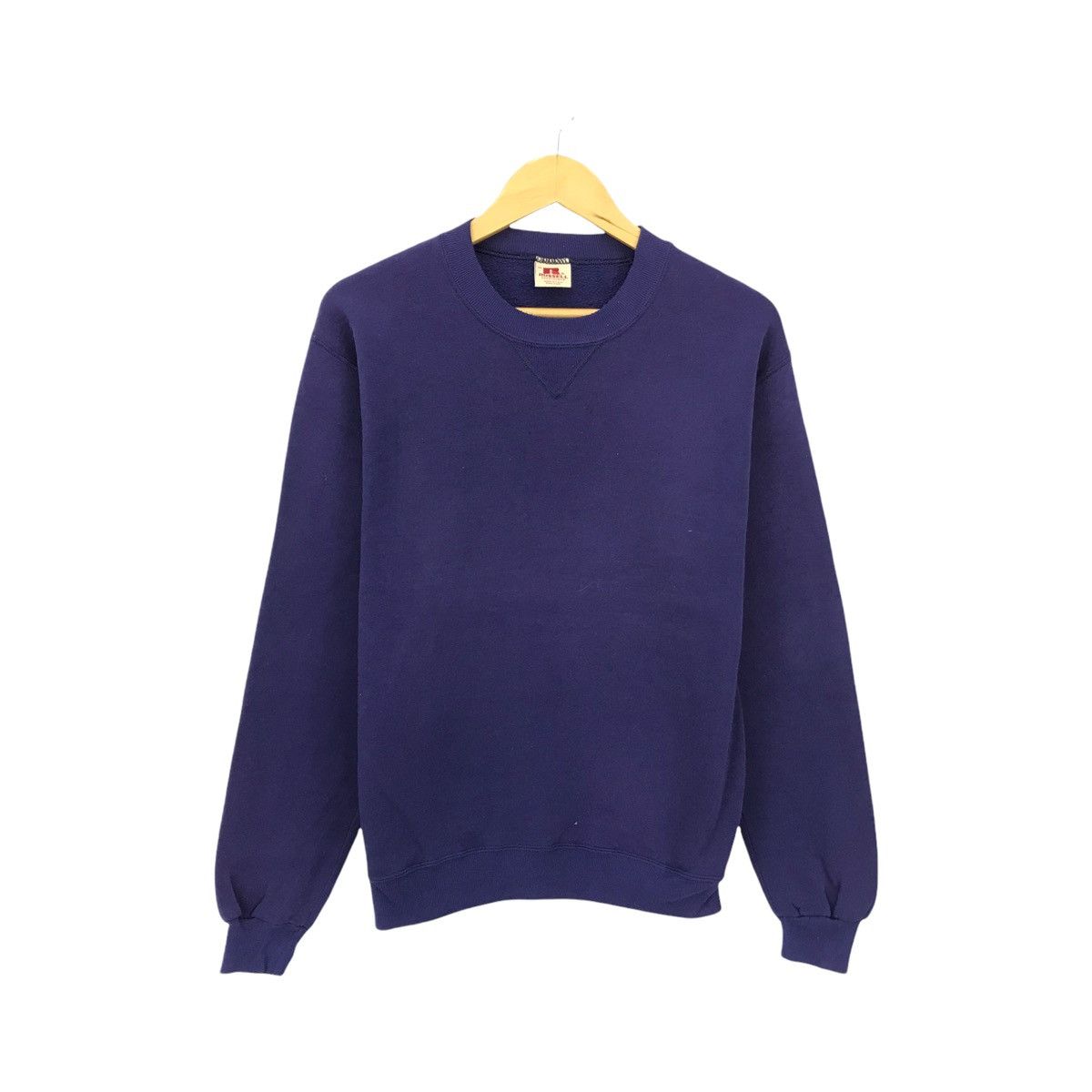 Russell Athletic × Vintage Vintage Russell Athletic Sweatshirt Plain Pullover Blank Size US M / EU 48-50 / 2 - 1 Thumbnail