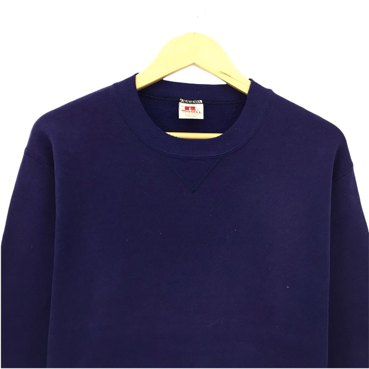 Russell Athletic × Vintage Vintage Russell Athletic Sweatshirt Plain Pullover Blank Size US M / EU 48-50 / 2 - 2 Thumbnail