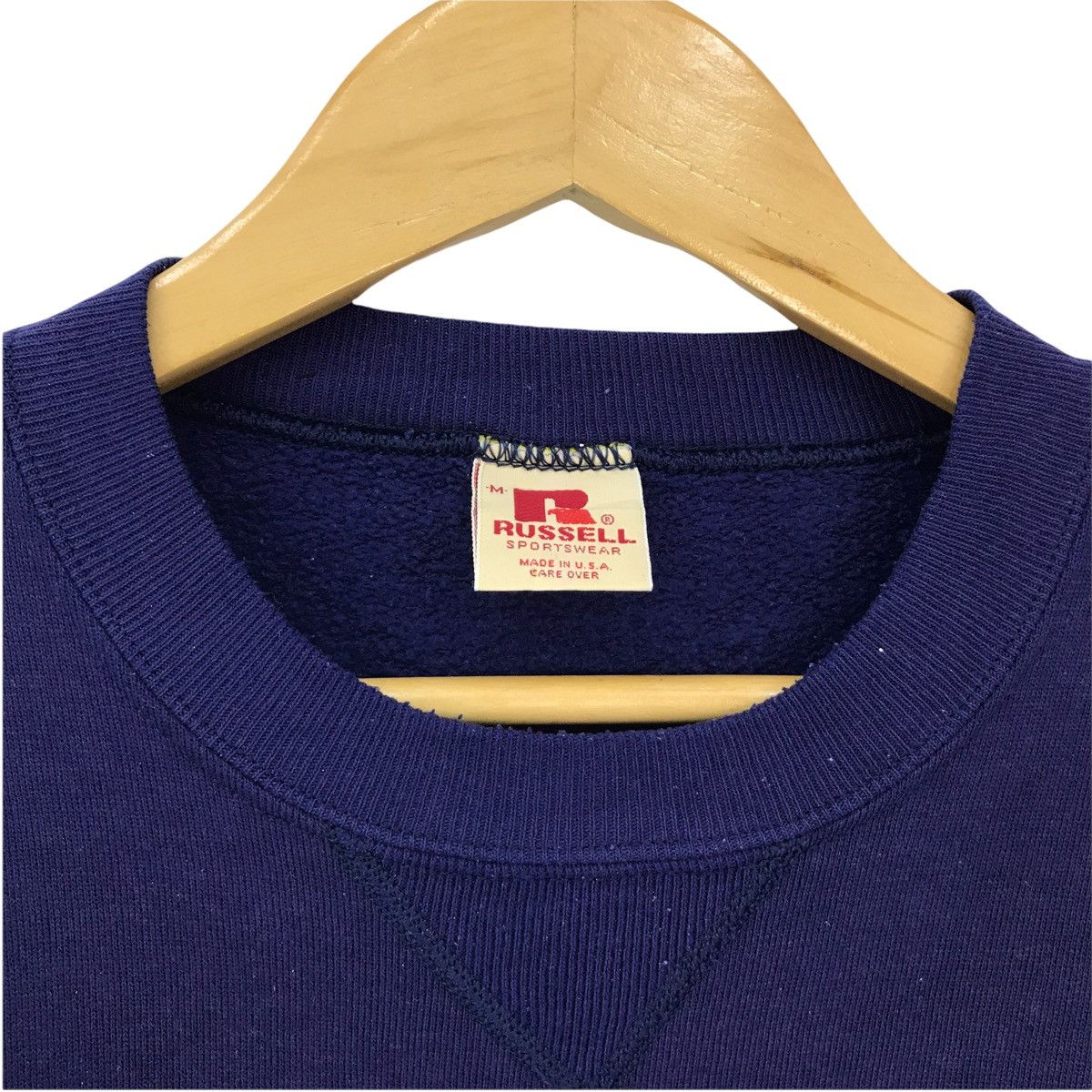 Russell Athletic × Vintage Vintage Russell Athletic Sweatshirt Plain Pullover Blank Size US M / EU 48-50 / 2 - 3 Thumbnail