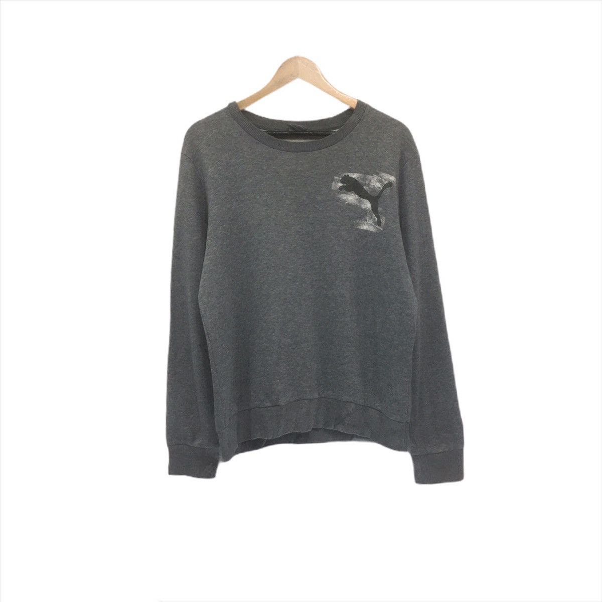 Puma Sweatshirt Crewneck Big Logo Print Puma Sportswear