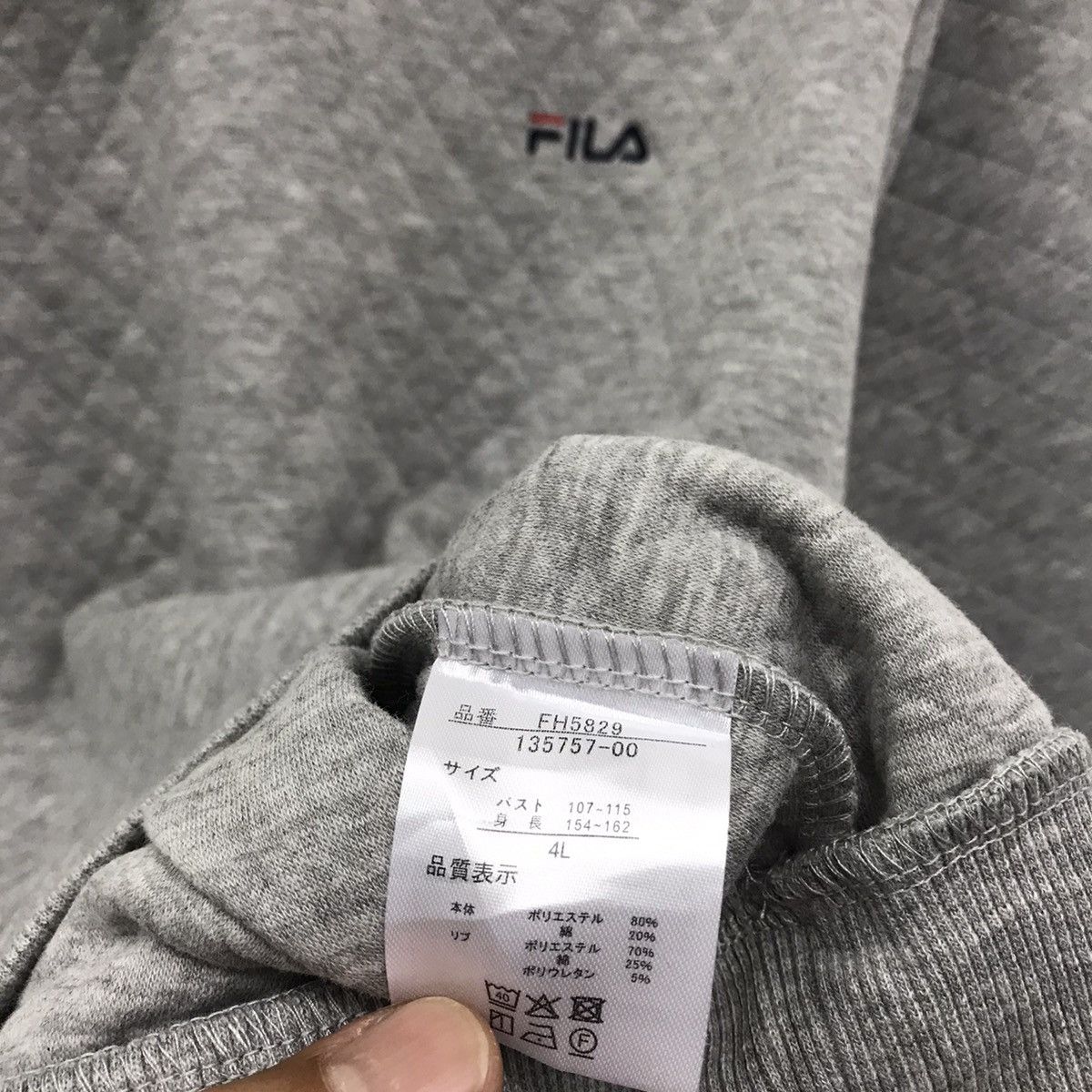 Fila × Japanese Brand Fila Crewneck Sweatshirt Embroidered Spellout Fila Size US M / EU 48-50 / 2 - 9 Thumbnail