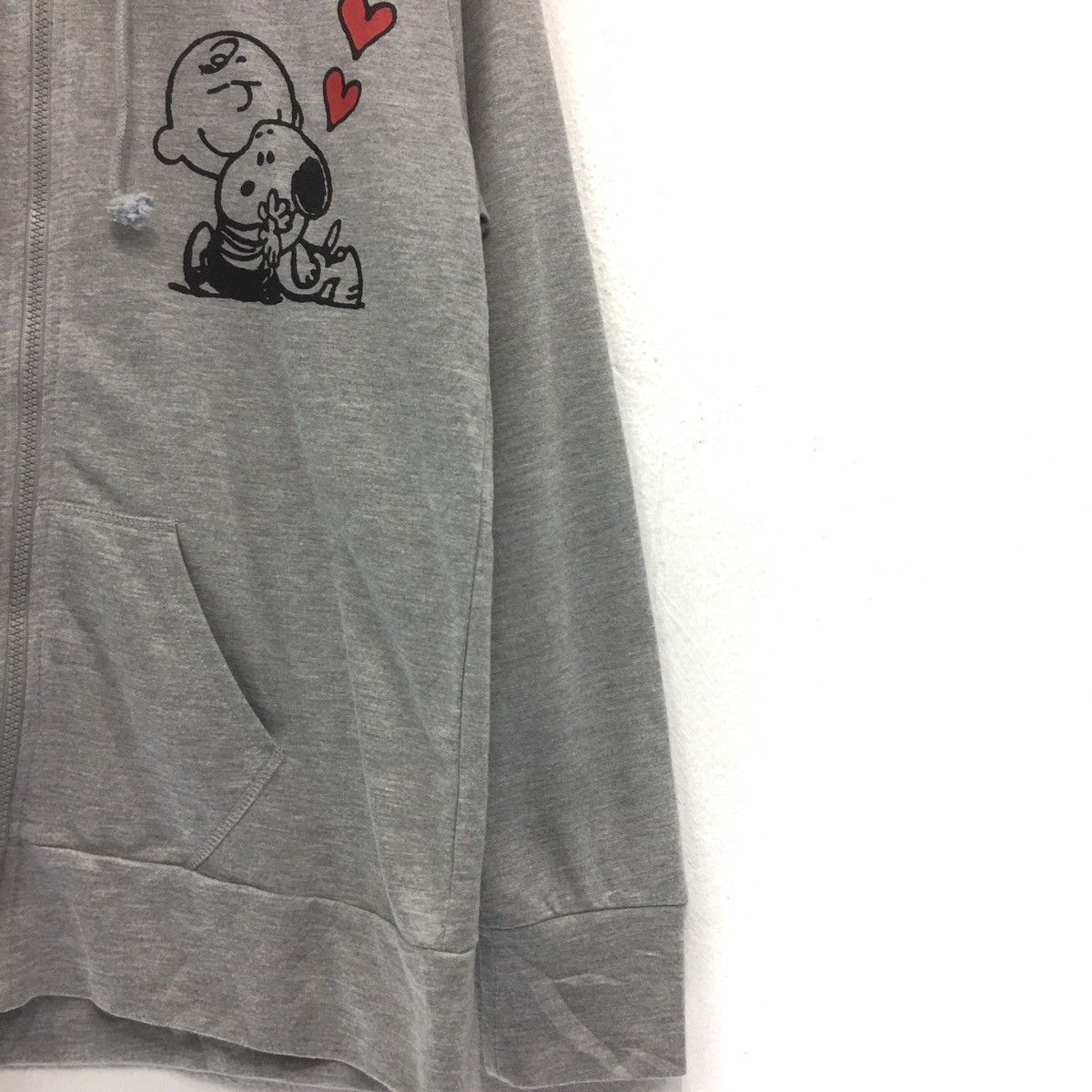 Cartoon Network × Disney × Peanuts Peanuts Snoopy Sweatshirt Hoodie Big Logo Charlie Brown Size US M / EU 48-50 / 2 - 4 Thumbnail