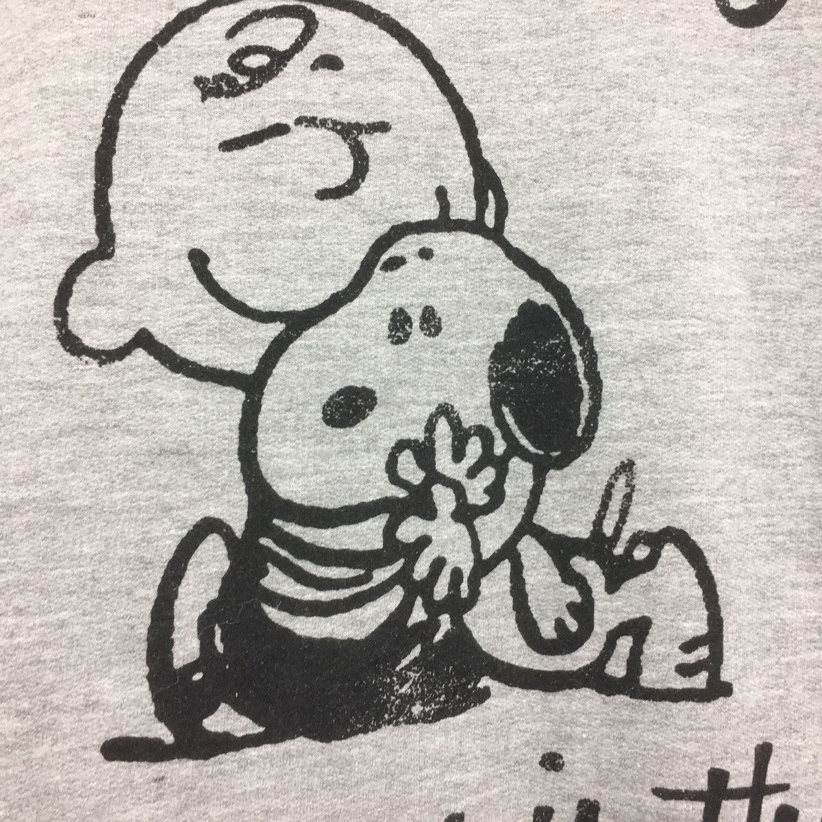 Cartoon Network × Disney × Peanuts Peanuts Snoopy Sweatshirt Hoodie Big Logo Charlie Brown Size US M / EU 48-50 / 2 - 9 Thumbnail