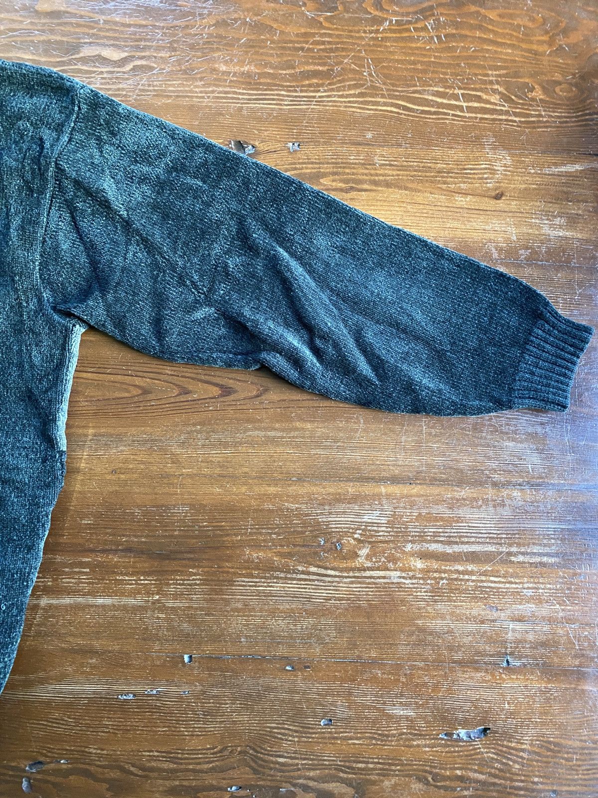 Vintage Vintage 90’s Chamon Chenille Faded Multi Panel Sweater Size US XL / EU 56 / 4 - 9 Thumbnail