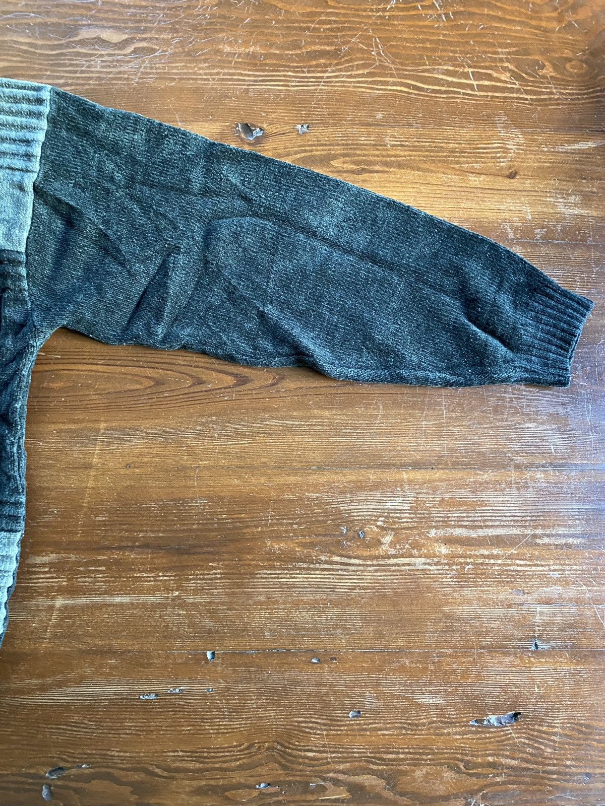 Vintage Vintage 90’s Chamon Chenille Faded Multi Panel Sweater Size US XL / EU 56 / 4 - 6 Thumbnail