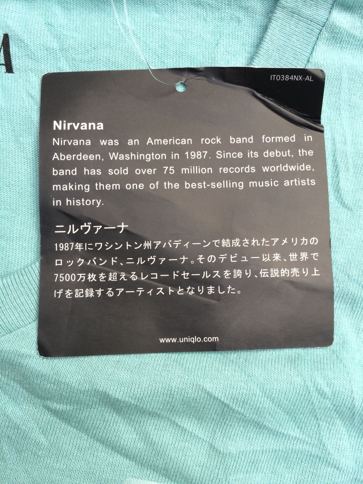 Band Tees × Nirvana × Uniqlo Music Icons Nirvana 2013 X Uniqlo Tshirt Size US XXL / EU 58 / 5 - 5 Thumbnail