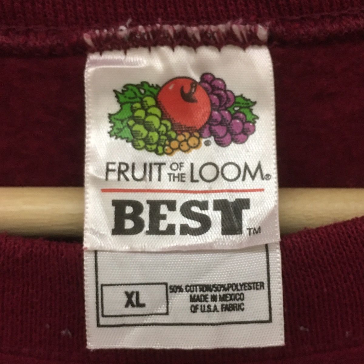 Fruit Of The Loom × Vintage Vintage Fruit Of The Loom Sweatshirt Give Thanks ToThe Lord Size US L / EU 52-54 / 3 - 9 Thumbnail