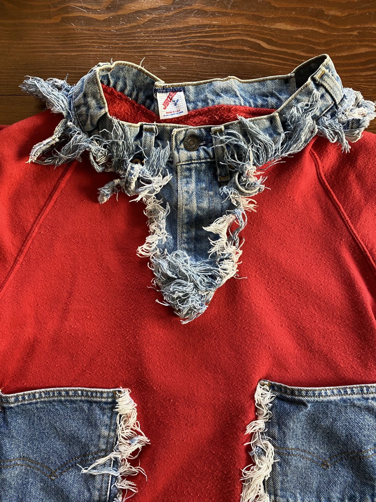 Levi's Vintage 80s Jerzees Levi’s Custom Raglan Crewneck Sweatshirt Size US M / EU 48-50 / 2 - 3 Thumbnail