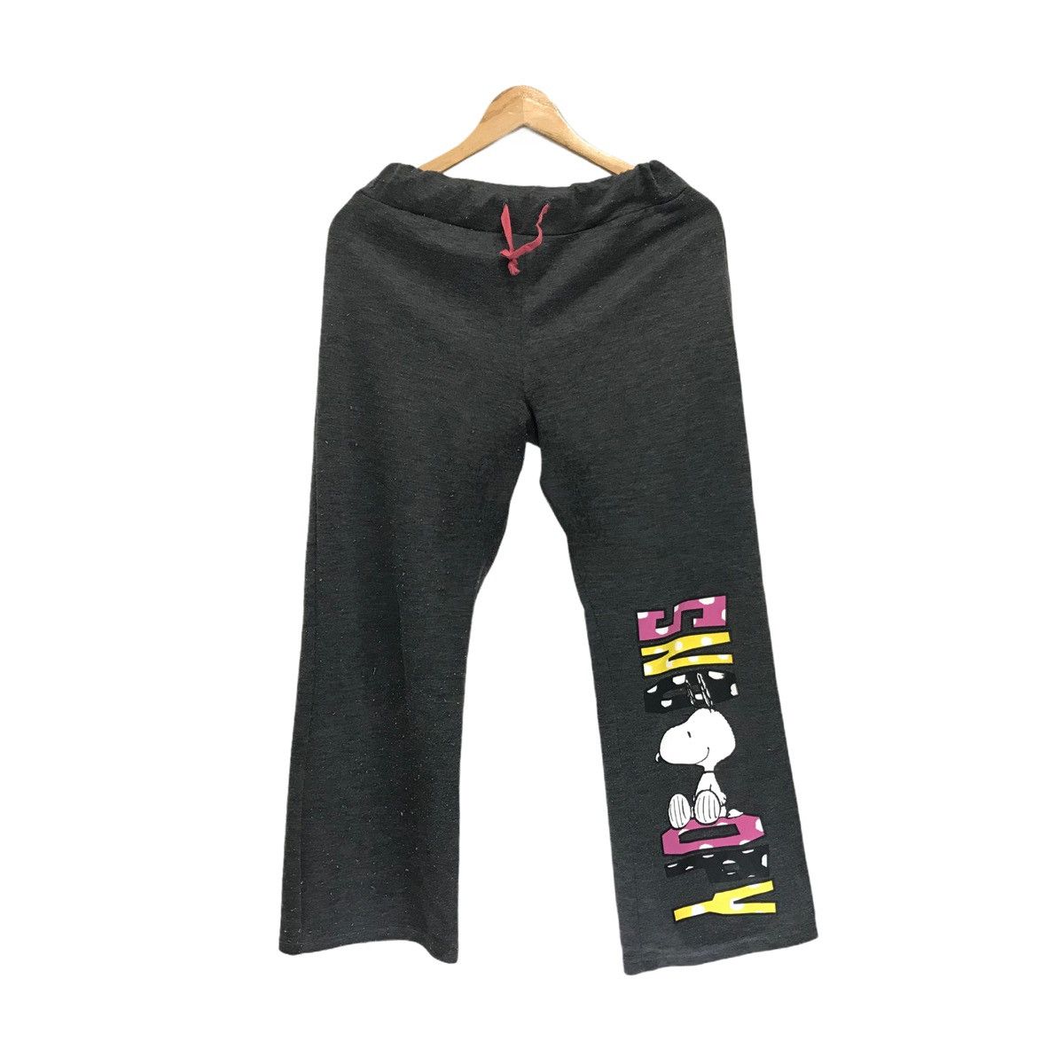 Peanuts × Vintage Vintage Peanuts Snoopy Sweatpants Size US 29 - 2 Thumbnail