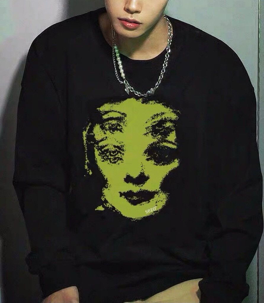 Japanese Brand × Vintage Rare fashion y2k psychedelic oversized sweatshirt Size US S / EU 44-46 / 1 - 2 Thumbnail
