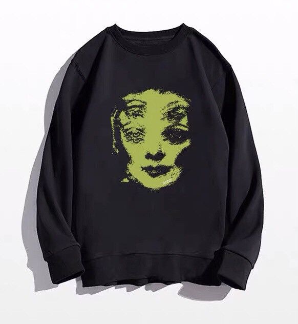 Japanese Brand × Vintage Rare fashion y2k psychedelic oversized sweatshirt Size US S / EU 44-46 / 1 - 4 Thumbnail