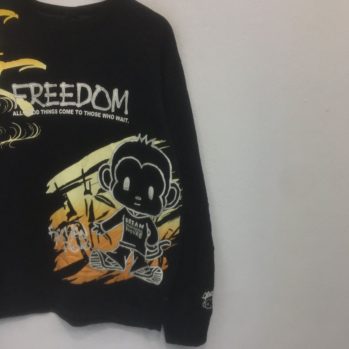 Japanese Brand × Vintage Vintage Space Opera Biglogo Spellout FREEDOM Sweatshirt Size US M / EU 48-50 / 2 - 4 Thumbnail