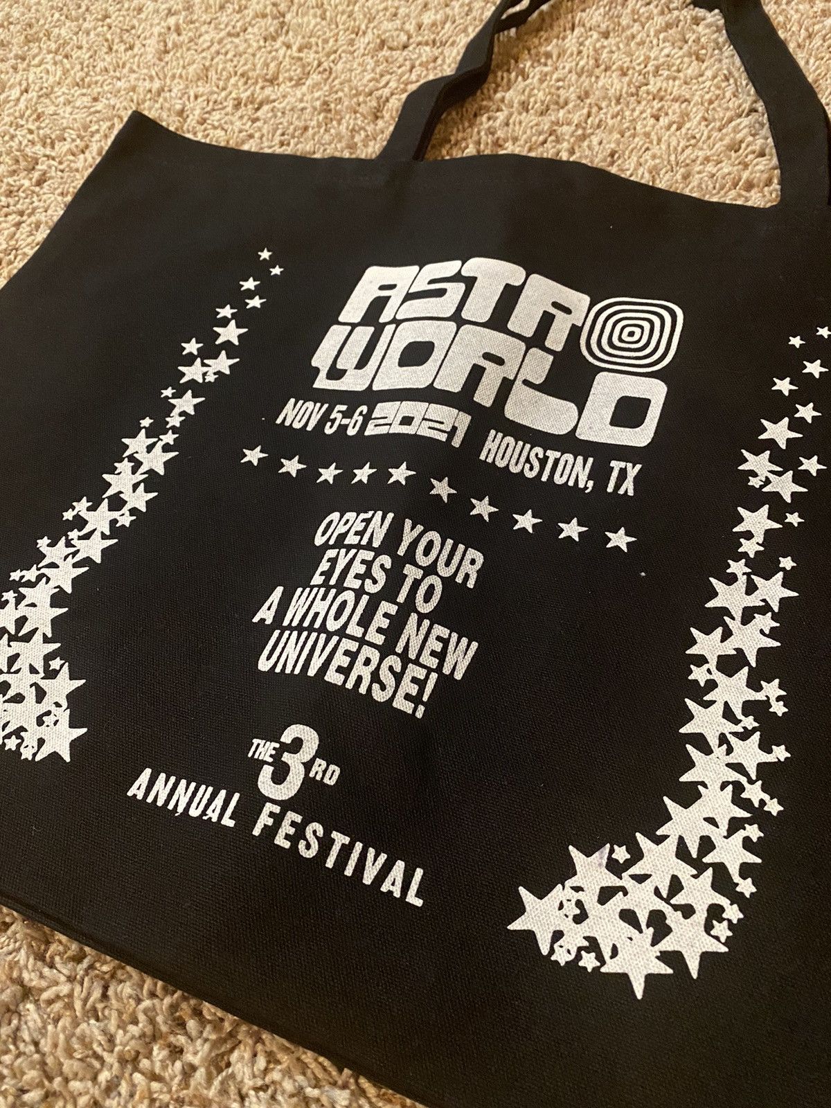 Travis Scott Travis Scott Astroworld 2021 Backstage Tote Size ONE SIZE - 3 Thumbnail