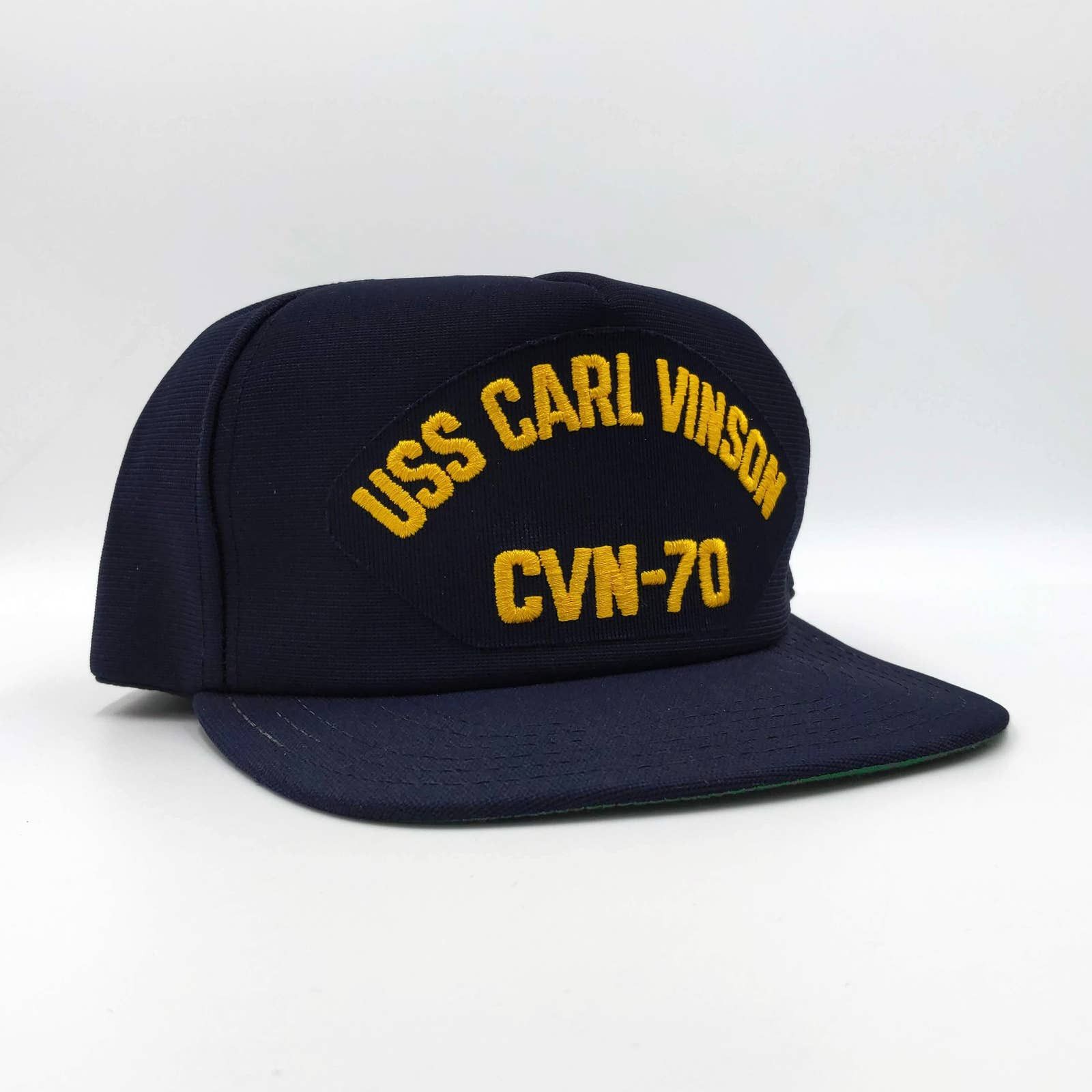Vintage Vintage USS Carl Vinson CVN 70 Snapback Trucker Hat Army 90s Size ONE SIZE - 1 Thumbnail