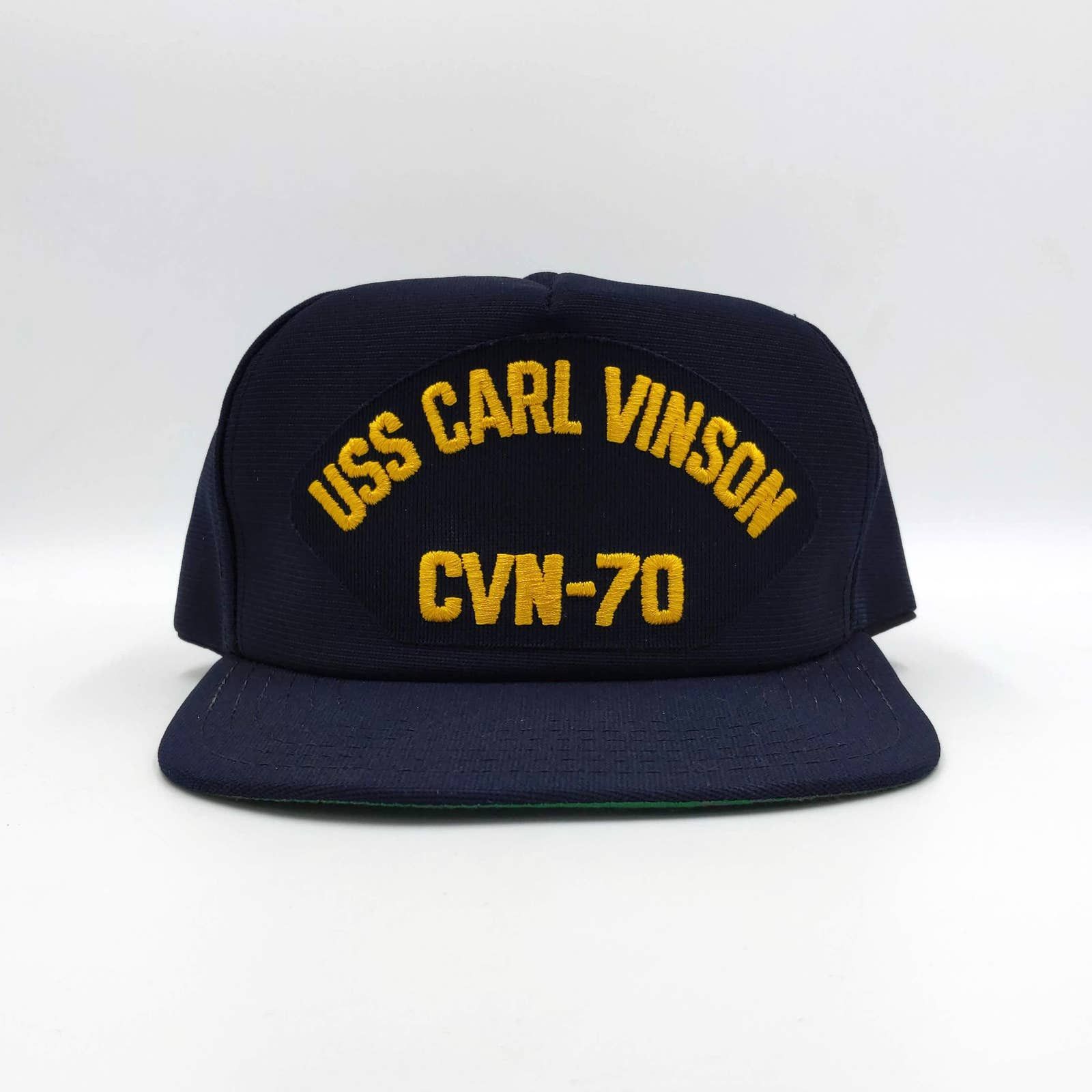 Vintage Vintage USS Carl Vinson CVN 70 Snapback Trucker Hat Army 90s Size ONE SIZE - 2 Thumbnail