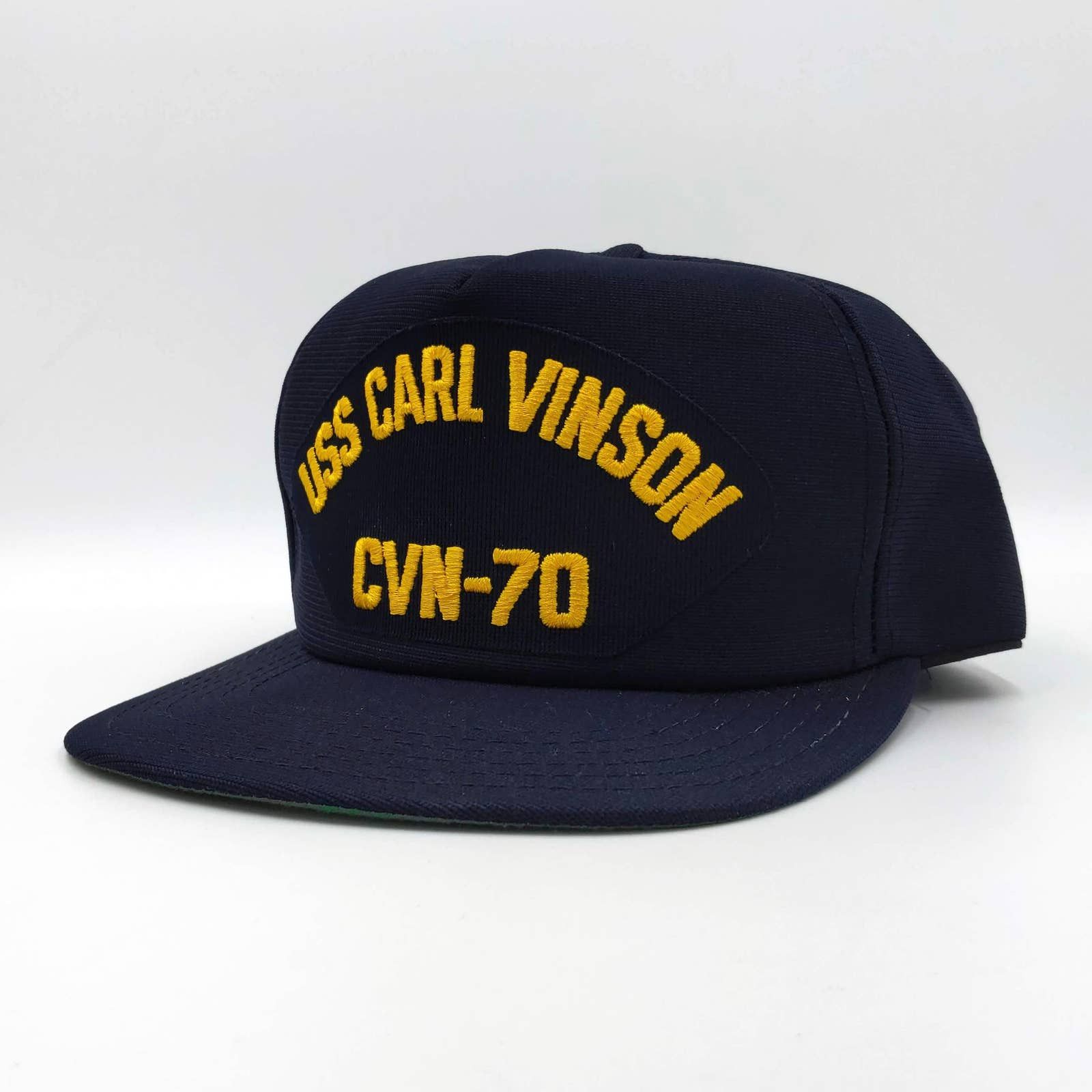 Vintage Vintage USS Carl Vinson CVN 70 Snapback Trucker Hat Army 90s Size ONE SIZE - 3 Thumbnail