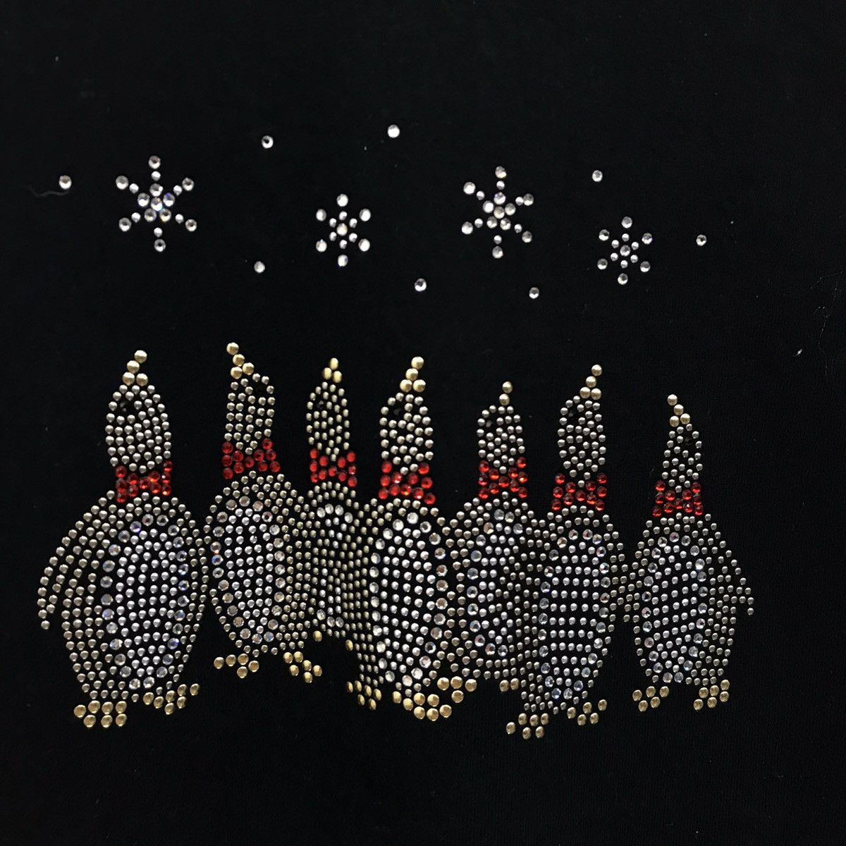 Other Christine Alexander Sweatshirt Embroidery Crystal Penguins Size US L / EU 52-54 / 3 - 3 Thumbnail