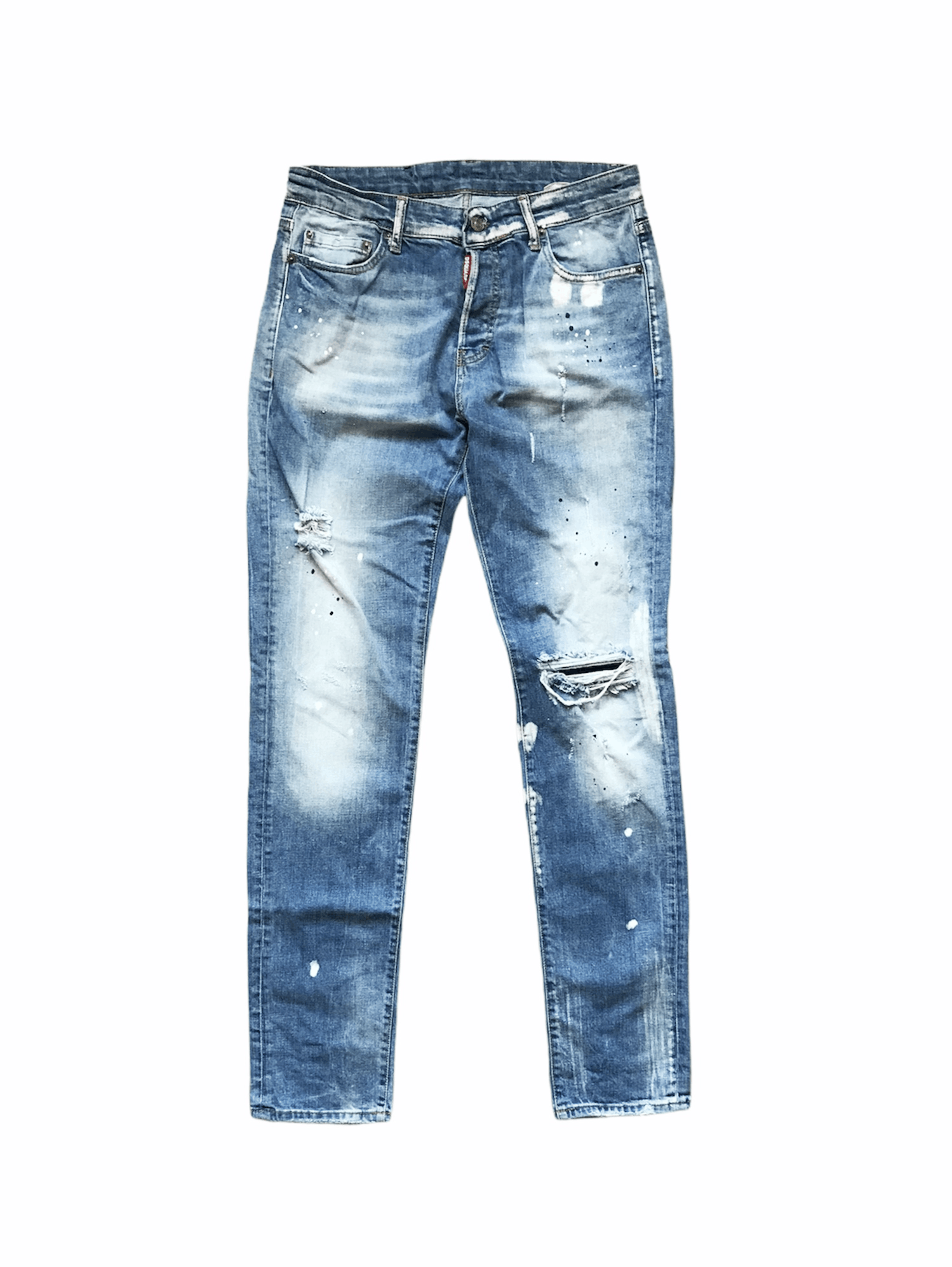 image of Dsquared2 Painted/distressed Denim Jeans, Men's (Size 30)