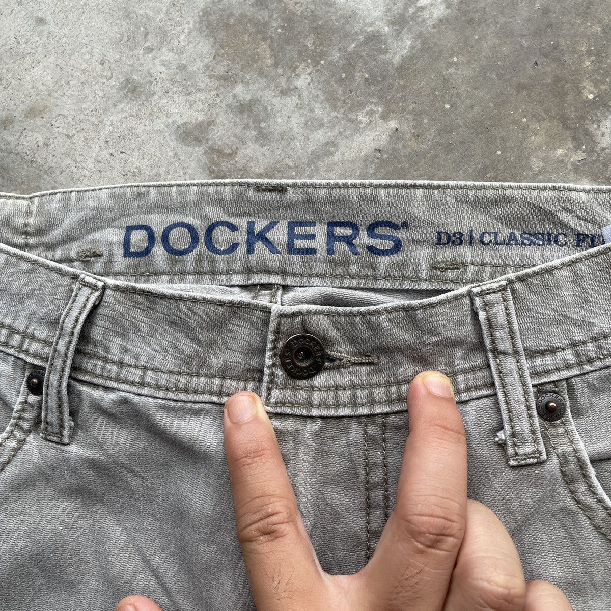 Dockers Vintage Dockers Faded Trousers Casual Pants W32 Size US 32 / EU 48 - 6 Thumbnail