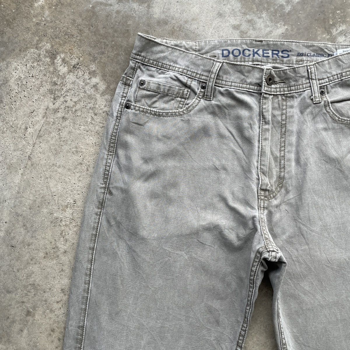 Dockers Vintage Dockers Faded Trousers Casual Pants W32 Size US 32 / EU 48 - 3 Thumbnail