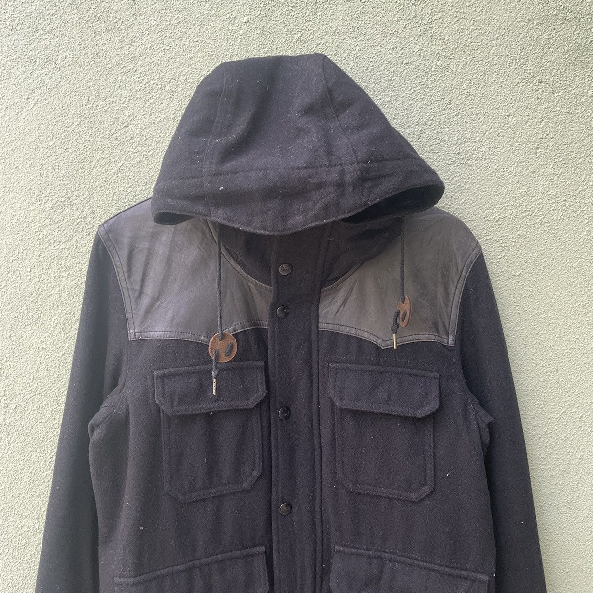 Japanese Brand Vtg Ships Jet Blue BLACK Zipped Hooded Jacket Multipocket Size US M / EU 48-50 / 2 - 3 Thumbnail