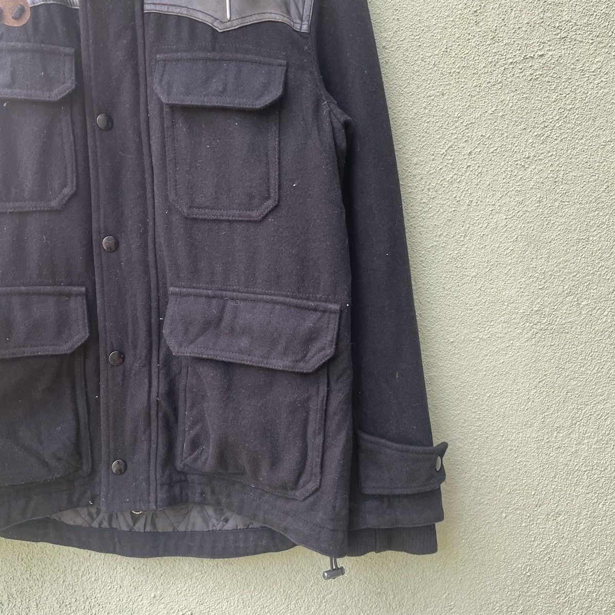 Japanese Brand Vtg Ships Jet Blue BLACK Zipped Hooded Jacket Multipocket Size US M / EU 48-50 / 2 - 5 Thumbnail