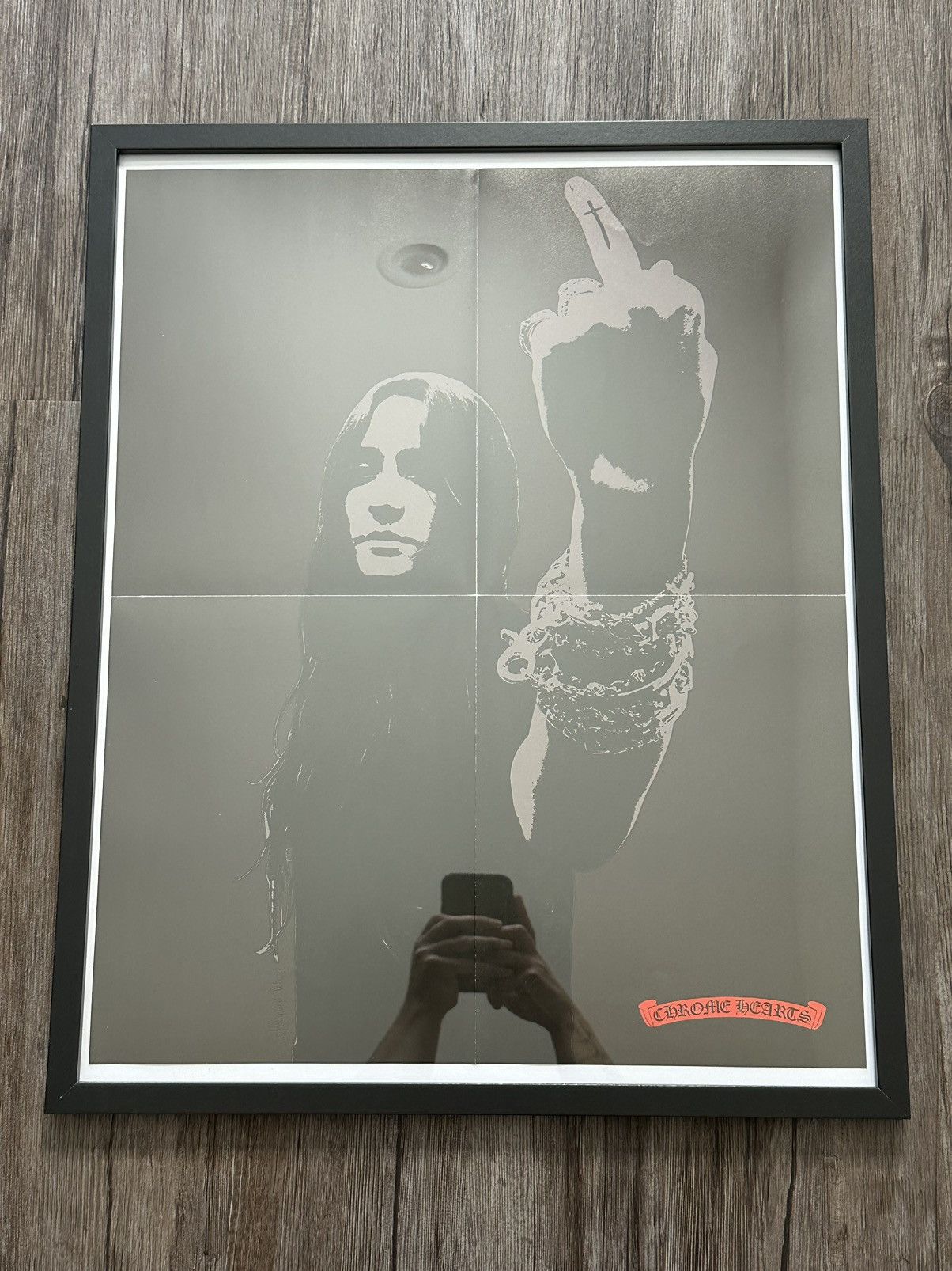 Chrome Hearts 🖤Chrome Hearts🖤Fuck You Framed Double Sided Poster Size ONE SIZE - 2 Thumbnail