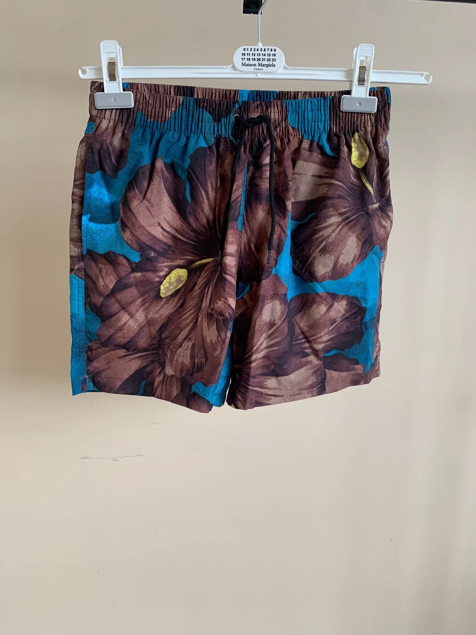 image of Dries Van Noten Swim Shorts In Multicolor / Floral, Men's (Size 30)