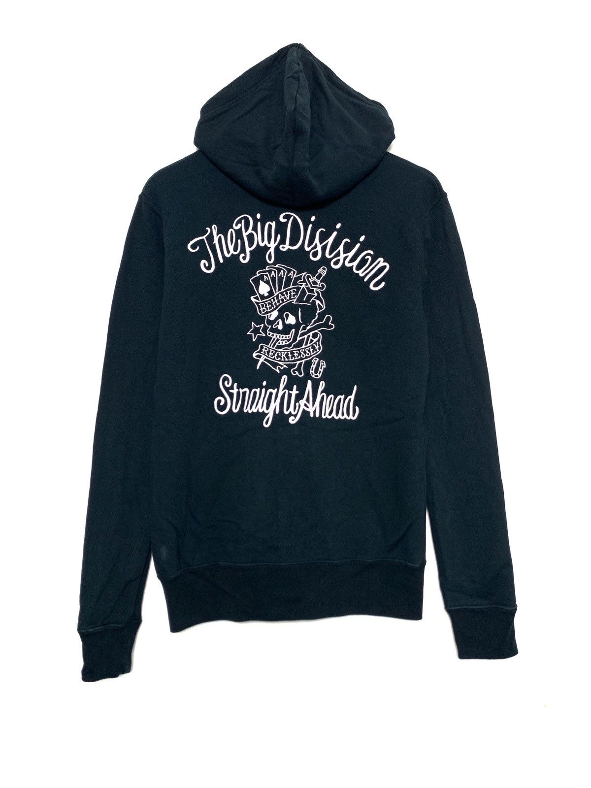 Ed Hardy × Japanese Brand Stooge & Co Embroidered Skull Logo Zipper Hoodie Size US S / EU 44-46 / 1 - 1 Thumbnail