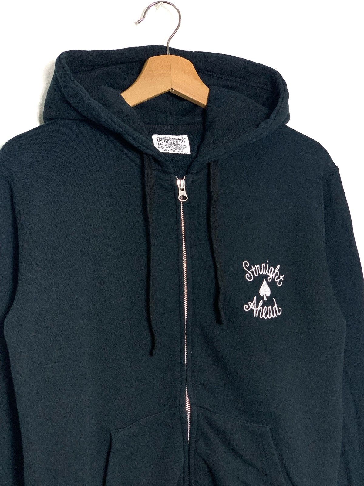 Ed Hardy × Japanese Brand Stooge & Co Embroidered Skull Logo Zipper Hoodie Size US S / EU 44-46 / 1 - 4 Thumbnail