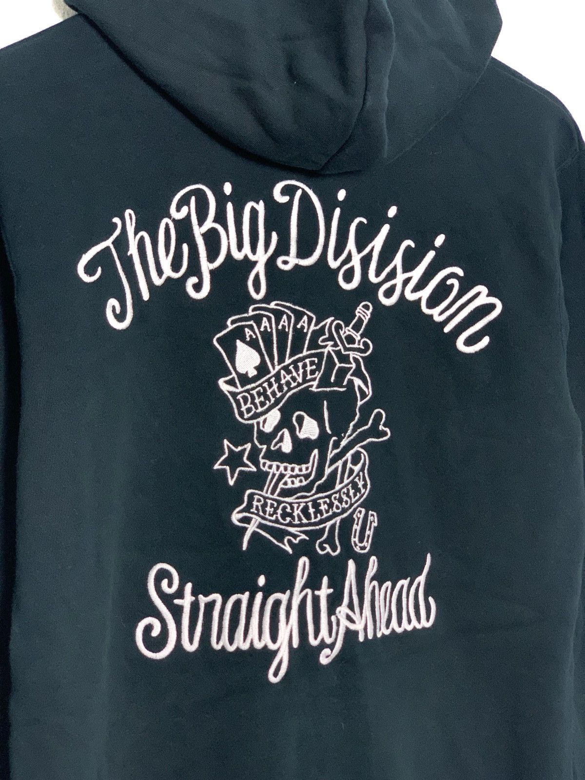 Ed Hardy × Japanese Brand Stooge & Co Embroidered Skull Logo Zipper Hoodie Size US S / EU 44-46 / 1 - 3 Thumbnail