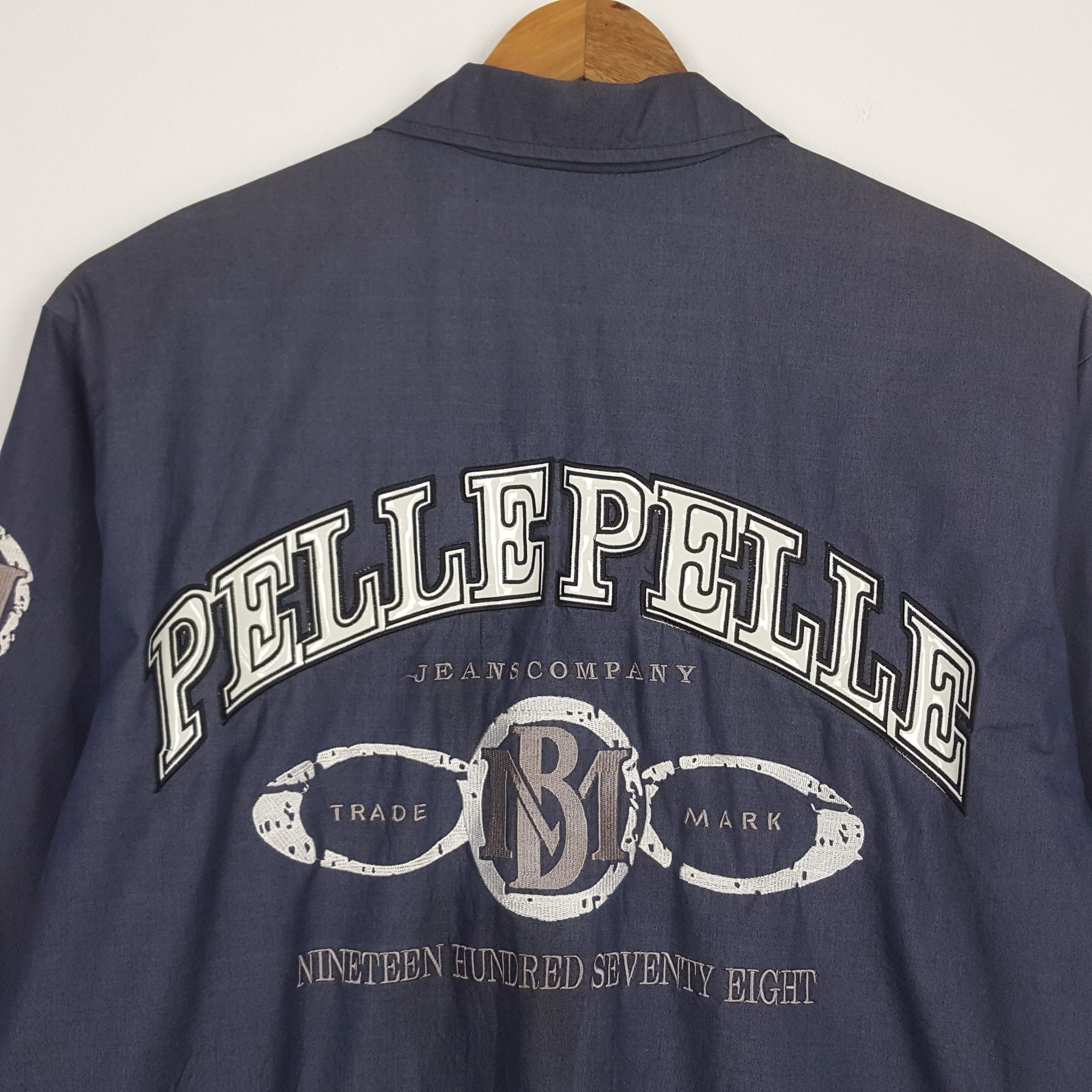 Pelle Pelle × Vintage Vintage PELLE PELLE nice design streetwear jacket Size US L / EU 52-54 / 3 - 4 Thumbnail