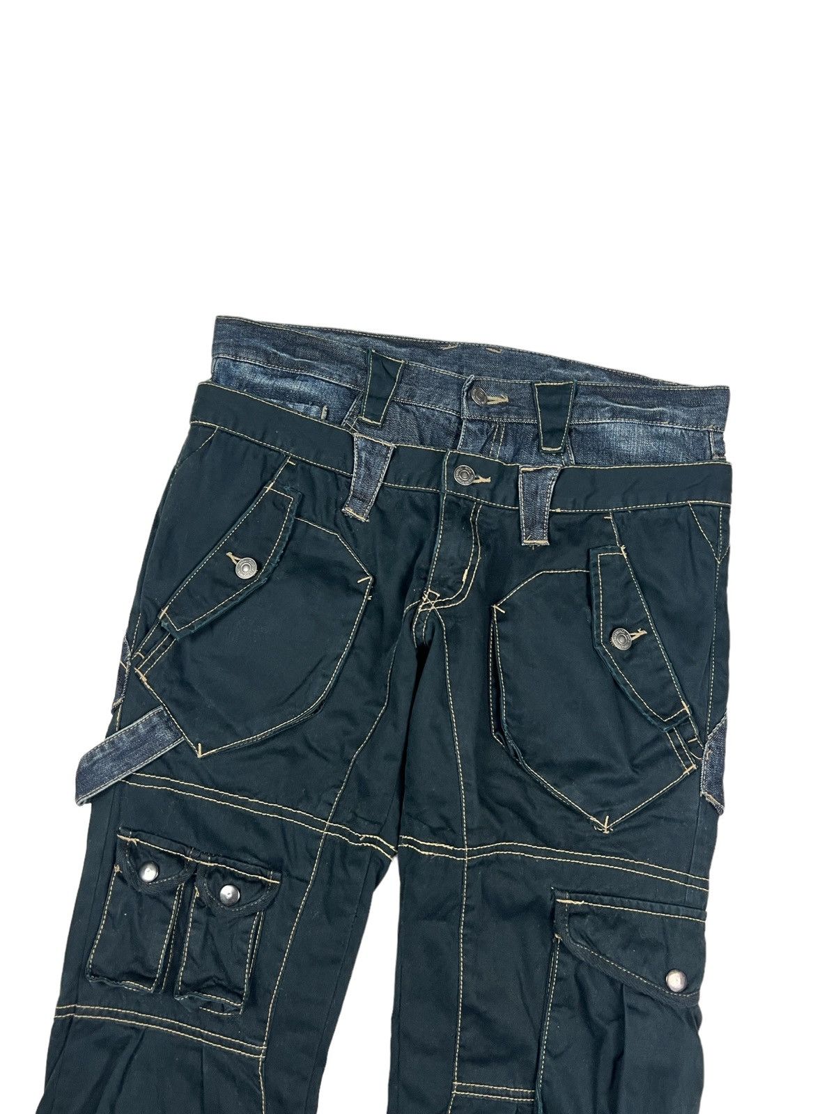 PPFM PPFM Double Waist Hybrid Utility Cargo Pants Size US 33 - 4 Thumbnail